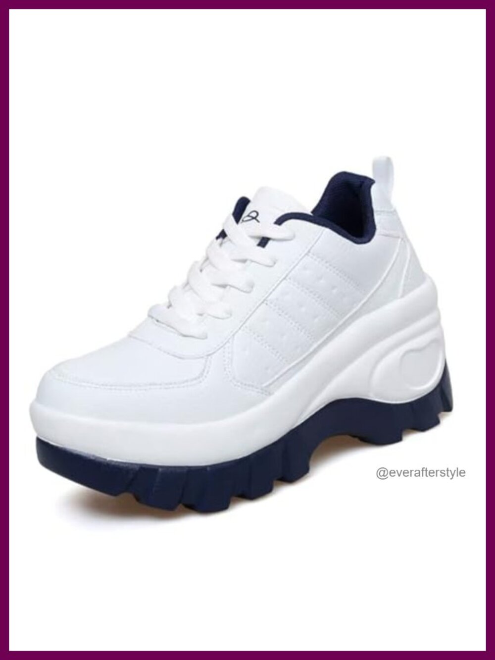 Women's Wedge Sport Walking Chunky Platform Non-Slip Running Shoes Comfort